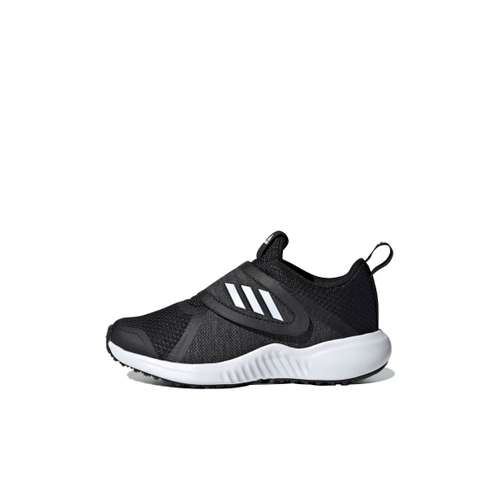 Adidas Fortarun X CF Дышащие Низкие Кеды Детские Лайфстайл Черные Белые