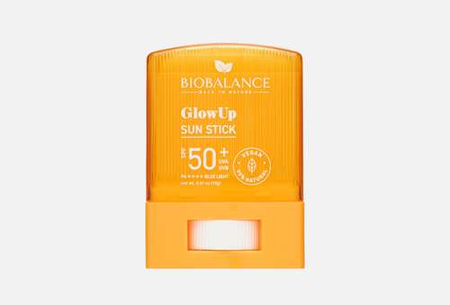 Солнцезащитный стик для лица SPF 50+ PA++++ | BIOBALANCE | Glow up