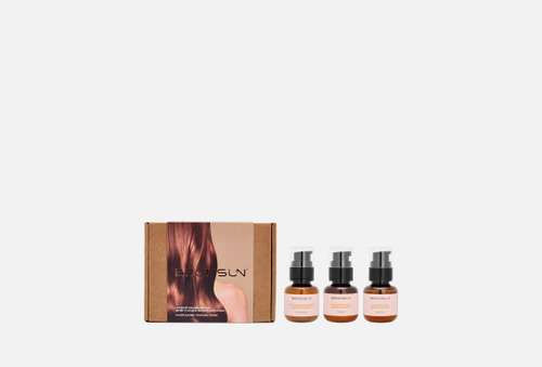 Подарочный набор миниатюр для ухода за волосами | INNOVATOR COSMETICS | Bronsun hair care travel trio