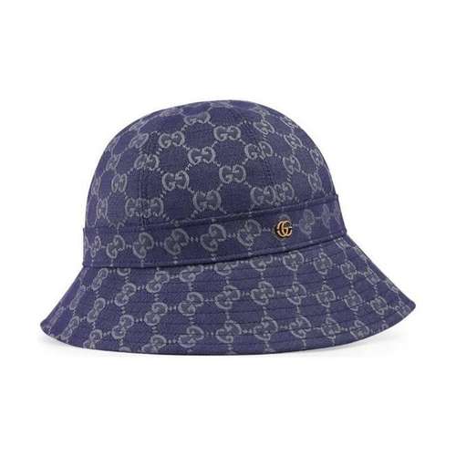 Gucci Canvas Шляпы ведра Женские Синие