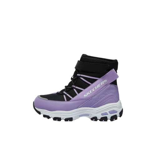 SKECHERS GIRLS Противоскользящая Амортизация Устойчивая к истиранию Дышащая Высокий верх Уличная обувь Лаванда Детская