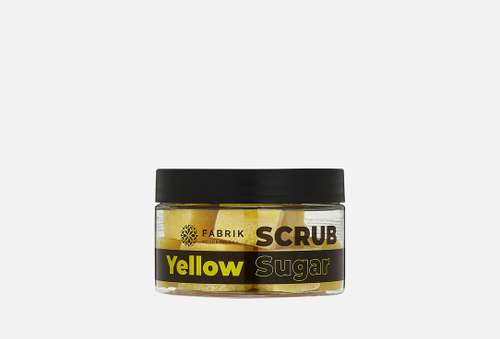 Сахарный скраб в кубиках | Fabrik cosmetology | yellow