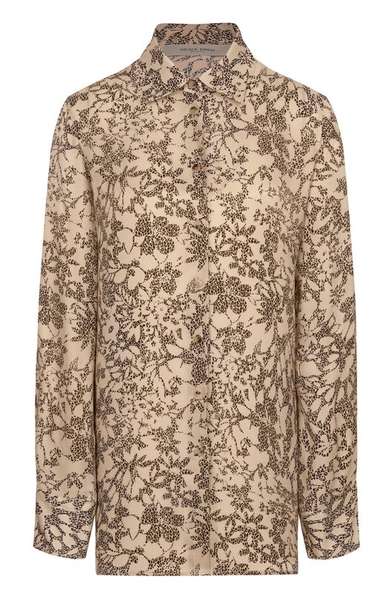 Рубашка из вискозы и шелка Golden Goose Deluxe Brand
