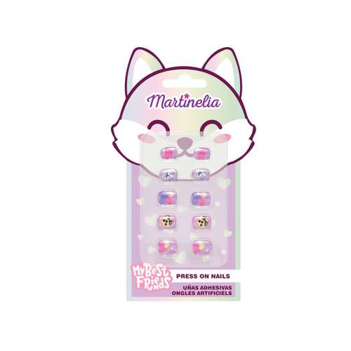 Набор накладных ногтей сиреневый