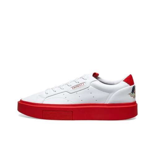FIORUCCI X adidas originals Sleek Супер Anti-Slip Легкие Низкие Кроссовки для скейтбординга Женские Белые