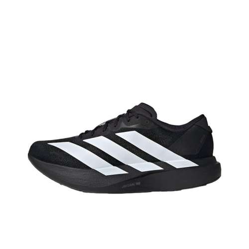 Adidas Adizero Evo SL Высота Увеличивающие Низкие Кроссовки для Бега на Дистанцию Тренировки Мужские Черно-Белые