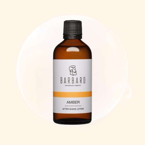 Лосьон после бритья с ароматом цитруса, перца, жасмина и имбиря (BARBARO After Shave Lotion Amber)