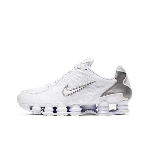 Nike Shox TL Series Противоскользящая Низкая Повседневная Обувь Унисекс Чисто Белая Воздух Колонна Амортизация