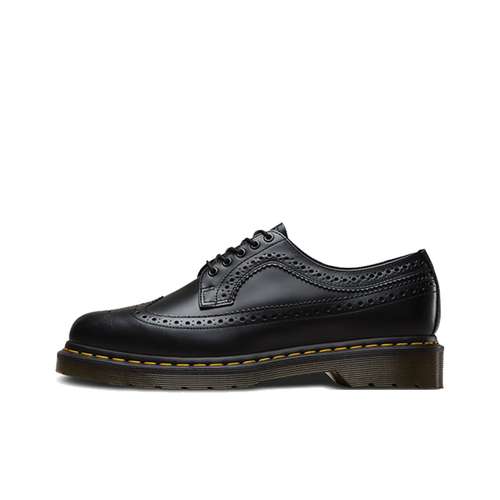 Dr.Martens Кожа Низкие Повседневные Туфли Унисекс Черные