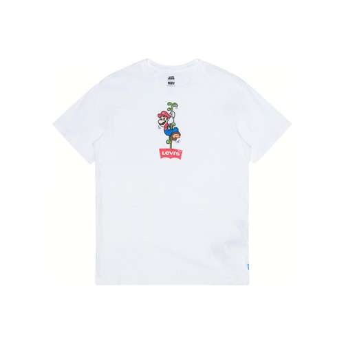 Levis Белая Мужская T-Рубашка