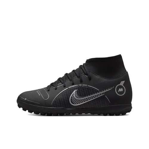 NIKE Mercurial Superfly 8 tf Шипы Футбольные бутсы Унисекс Черный