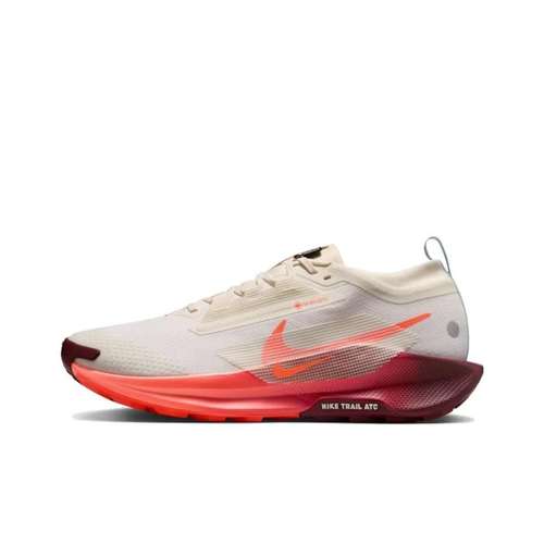 Nike Pegasus Trail 5 Low Беговые кроссовки Мужские Бежевые Красные