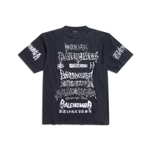 Balenciaga SS24 T Рубашка Свободного кроя Мужская