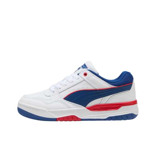 PUMA Износостойкие и Легкие Низкие Кроссовки для Скейтбординга Унисекс Белые