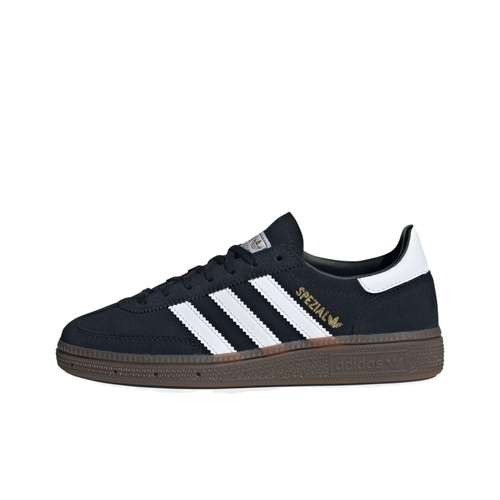 Adidas Originals HANDBALL SPEZIAL Низкие Кеды Детские Скейтбординг Черно-Белые Унисекс