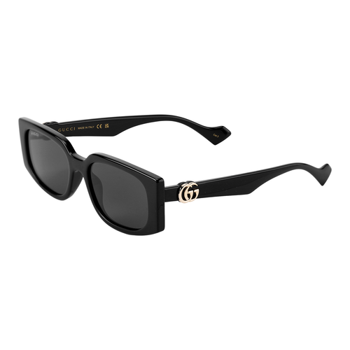 GUCCI GG Пластиковые квадратные солнцезащитные очки женские черные