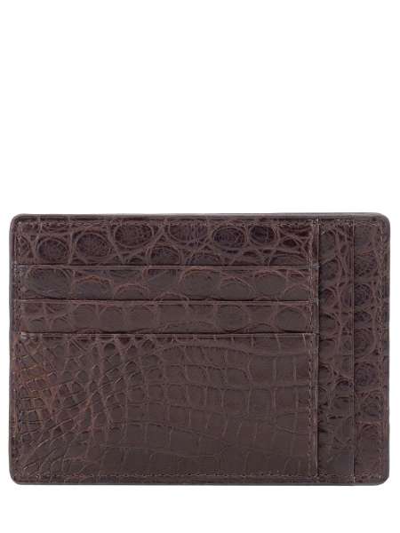 Визитница из кожи крокодила, BARDINI, AV-45103