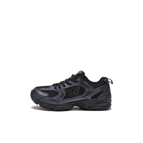 New Balance NB 530 Комфортная Амортизация Износостойкий Низкий Топ Детская Беговая Обувь Черная