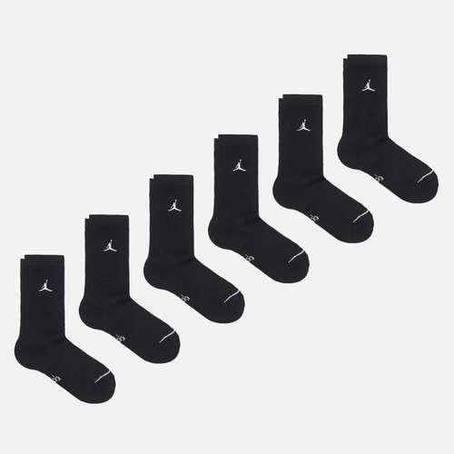 Комплект носков Jordan Everyday Cushioned Crew 6-Pack