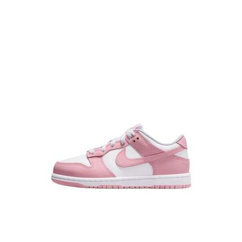 Nike Dunk Low Топ Детские Скейтбординги Бело-розовый Детские Возраст 3-7 лет