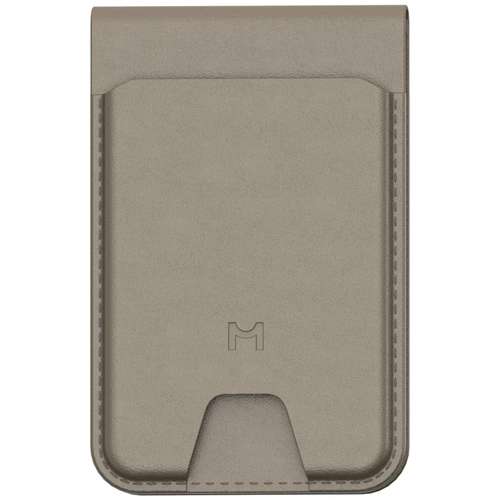 Кардхолдер Magssory Geotag Magnetic Find My Flip Wallet MagSafe, латте