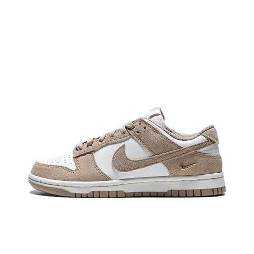 Nike Dunk Low Top Скейтборд Кроссовки Женские Белый Умбра