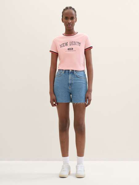 Свободные джинсовые шорты Mom Fit