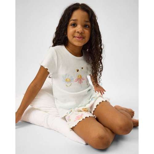 Пижама для девочек:Голубой:98-104