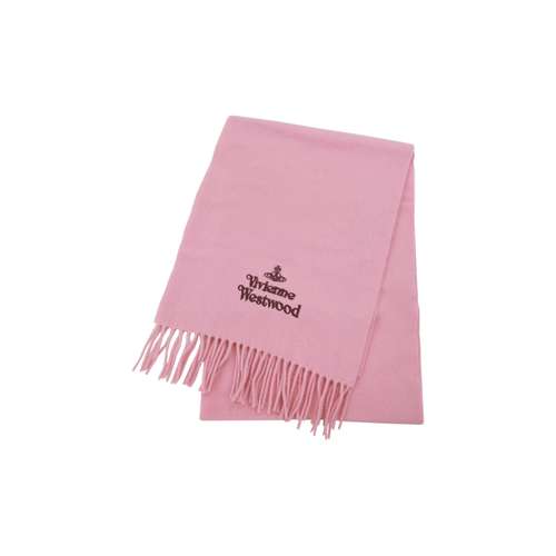 Шарфы из шерсти Vivienne Westwood женские розовые