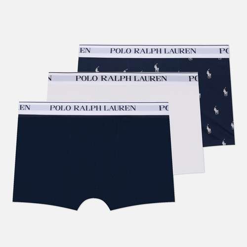 Комплект мужских трусов Polo Ralph Lauren Classic Trunk 3-Pack