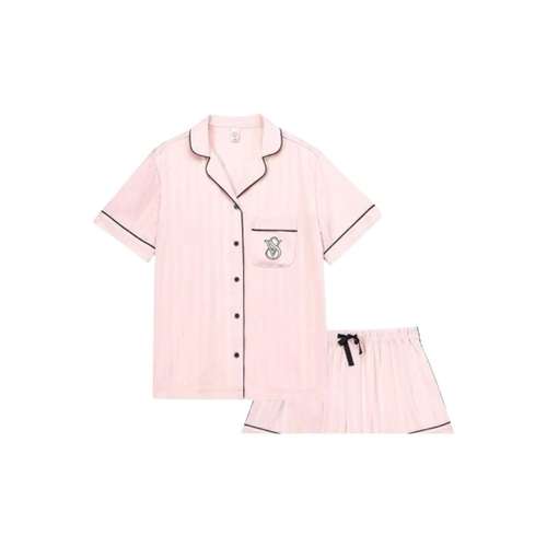 Victoria's Secret Пижамный комплект Magic Цветок Женский Телесный Розовый