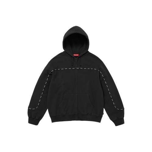 Supreme FW25 WEEK3 PIPING ZIP UP Толстовка с капюшоном Унисекс