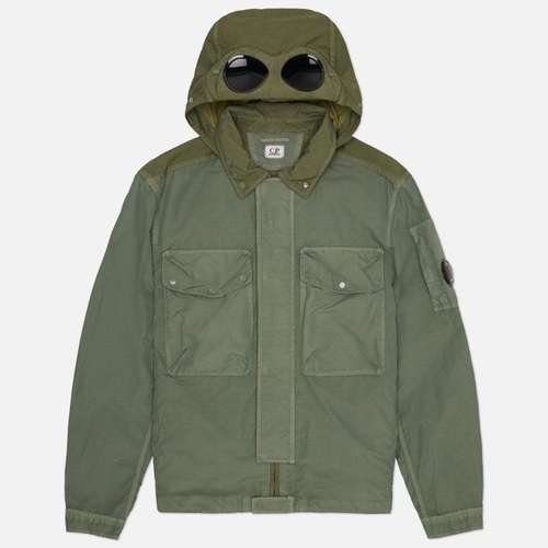 Мужская рубашка C.P. Company Flatt Nylon Mixed Goggle Overshirt