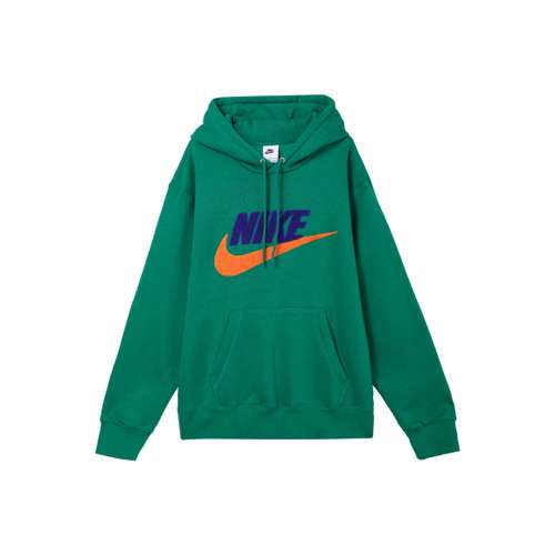 Nike Клуб Флис Буква Логотип С принтом Длинный рукав С флисовой подкладкой С капюшоном Американский винтаж