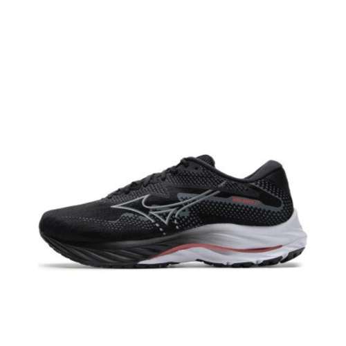 Mizuno Wave Rider 27 Low Топ Марафон Длинный Бег Обувь Мужская Черно-Белая