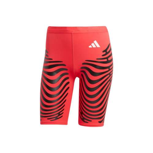 Adidas Adizero CONTROL Повседневные шорты Женские Полупрозрачные Красный Черный
