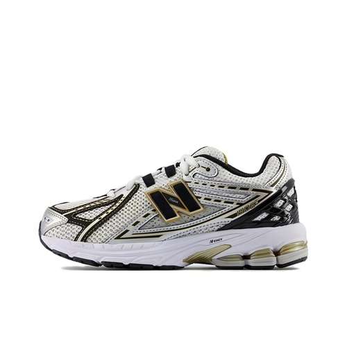 New Balance NB 1906R Удобные Круглые Пальцы Анти-КИК Амортизация Низкие Детские Повседневные Кроссовки Белые