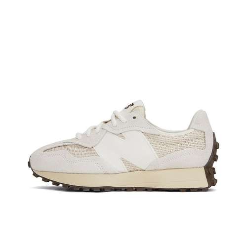New Balance NB 327 Износостойкие Дышащие Низкие Повседневные Беговые Кроссовки Унисекс Экрю