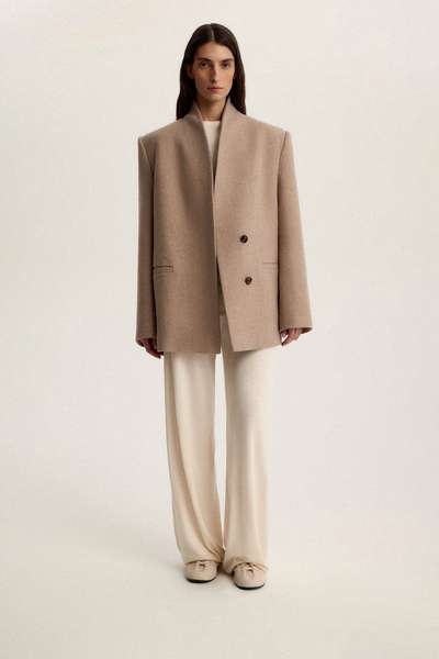 Полупальто с шерстью альпаки