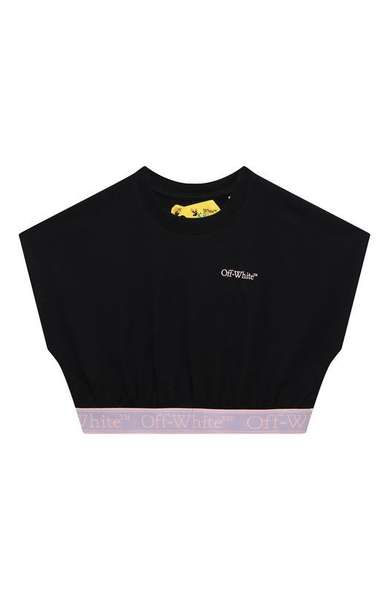 Детское: Хлопковый топ Off-White