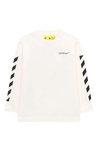 Детское: Хлопковый лонгслив Off-White
