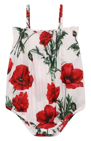 Детское: Хлопковый песочник Dolce & Gabbana