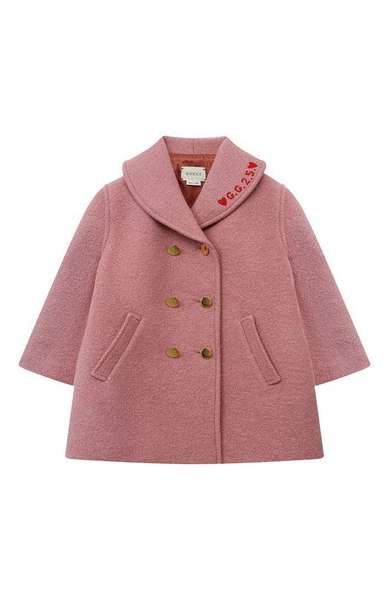 Детское: Шерстяное пальто Gucci