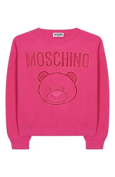 Детское: Хлопковый пуловер Moschino