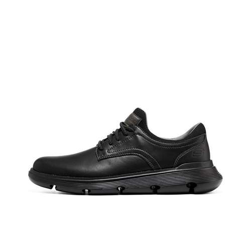 Skechers Garza Кожа Повседневная обувь Мужская Чисто черная
