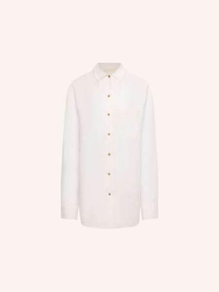 Рубашка Crema из тонкого льна 12 STOREEZ