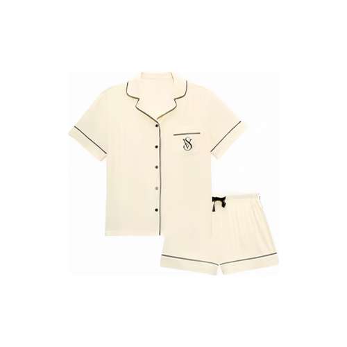 Victoria's Secret Пижамный комплект Magic Цветочный Женский Яичный Желтый