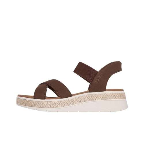 Skechers BOBS Sun Ray Move Over Пляжные сандалии Женские Коричневый