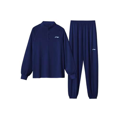 Li-Ning Новый китайский стиль Дзен Тайцзи Костюмы для Тайцзи Повседневная спортивная одежда Унисекс