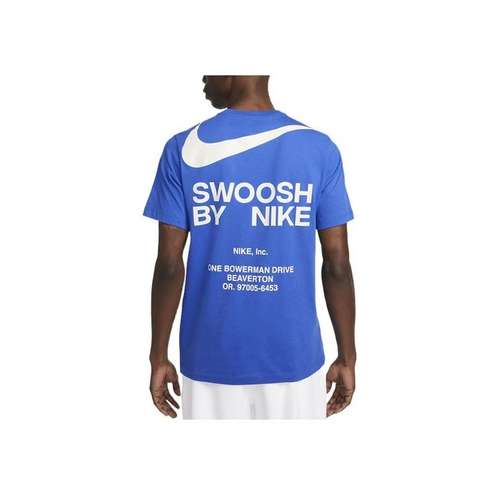 Nike Blue Men's T-Shirts Найк Синий Мужские Футболки